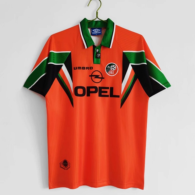 AAA Quality Ireland 97/98 Away Orange Soccer Jersey
